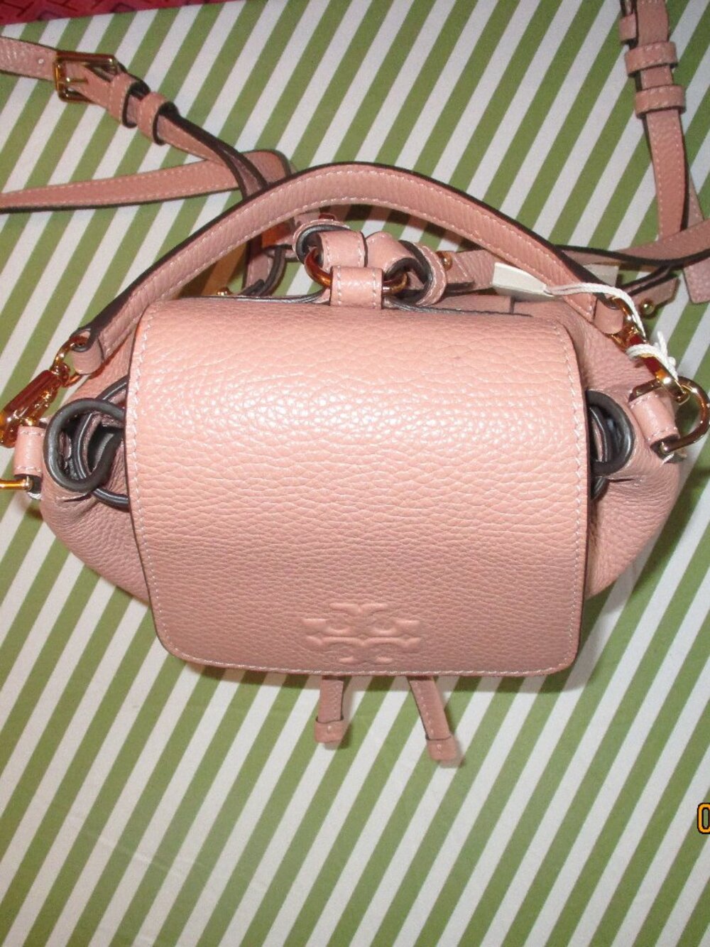 Tory Burch Thea Mini Bucket Back-Pack - Picture 7 of 12